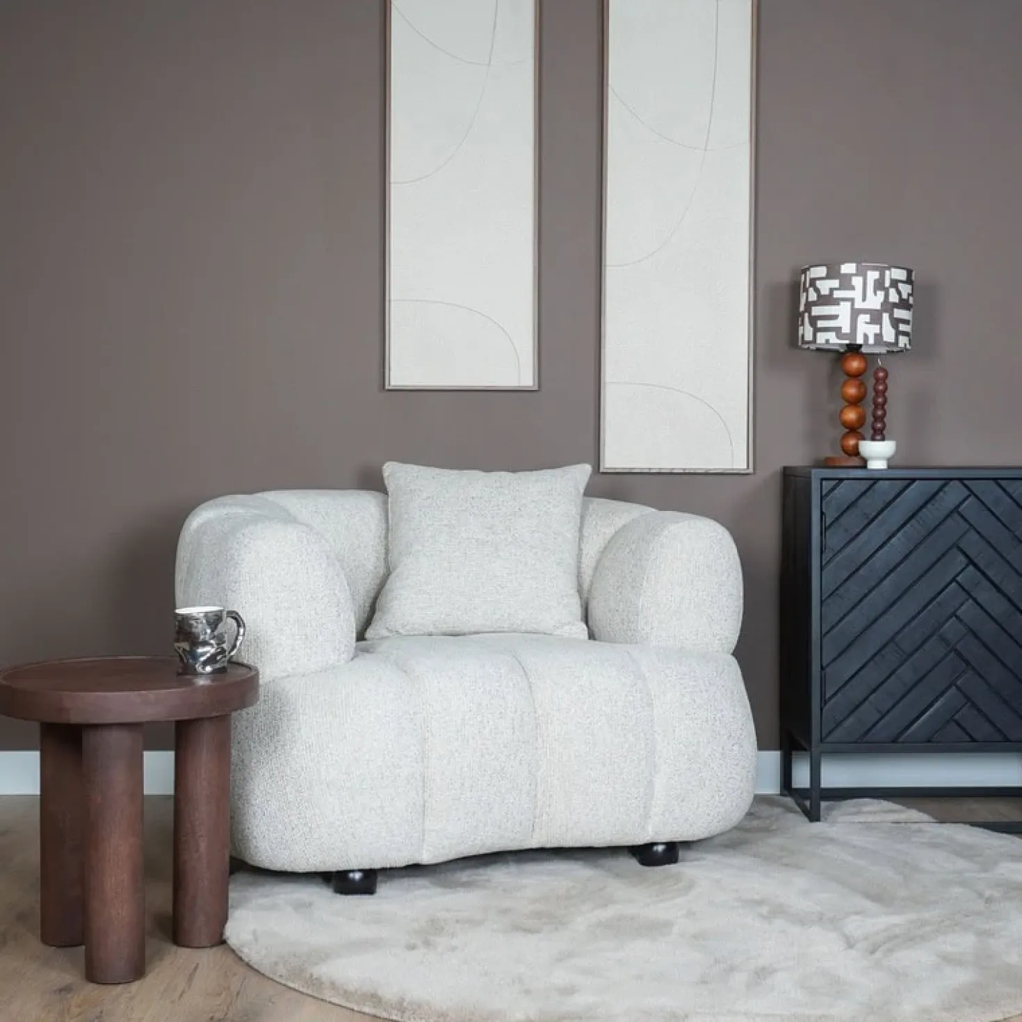 Renske Fauteuil Beige