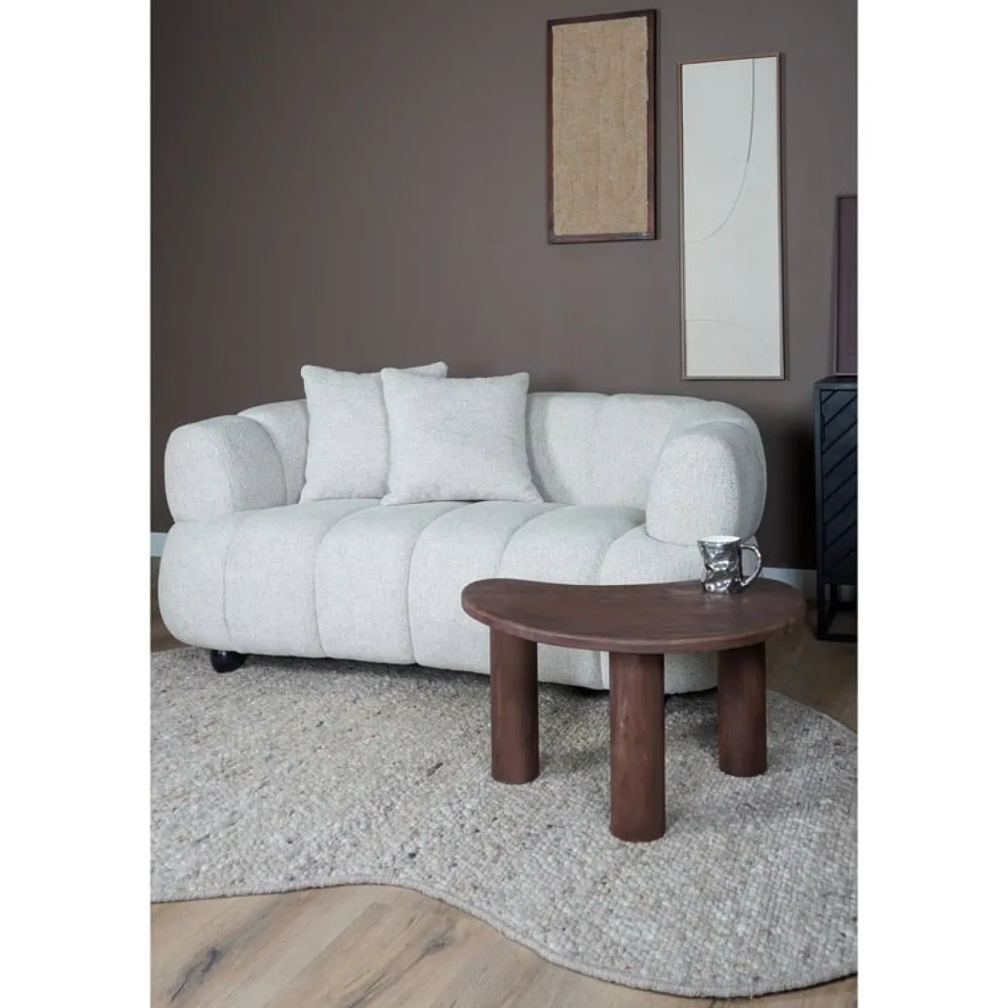 Renske 3-zits Bank beige 229cm