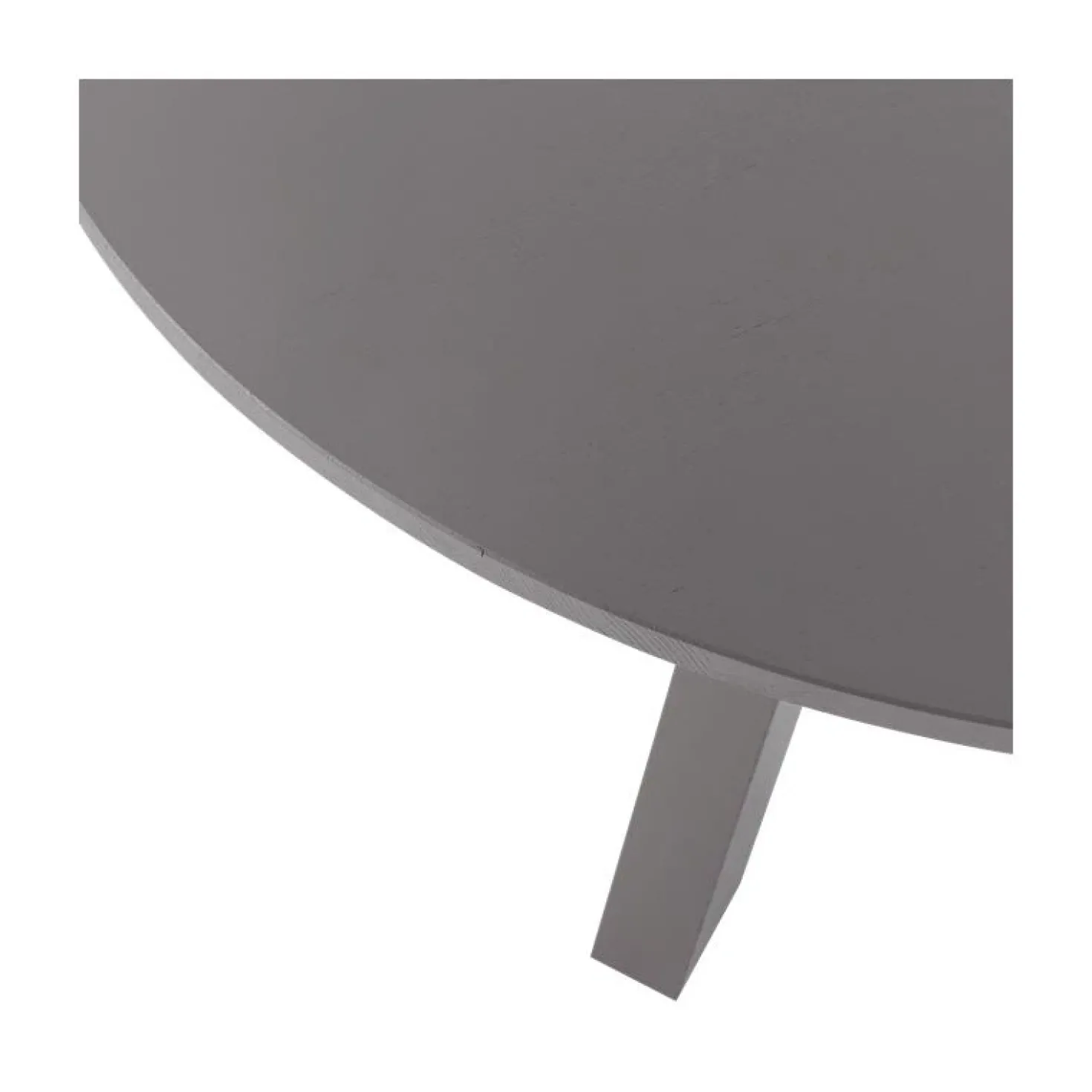 Rhonda Eettafel Rond Eiken Warmgrijs 129cm