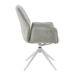 Rico Eetkamerstoel Beige met armleuning