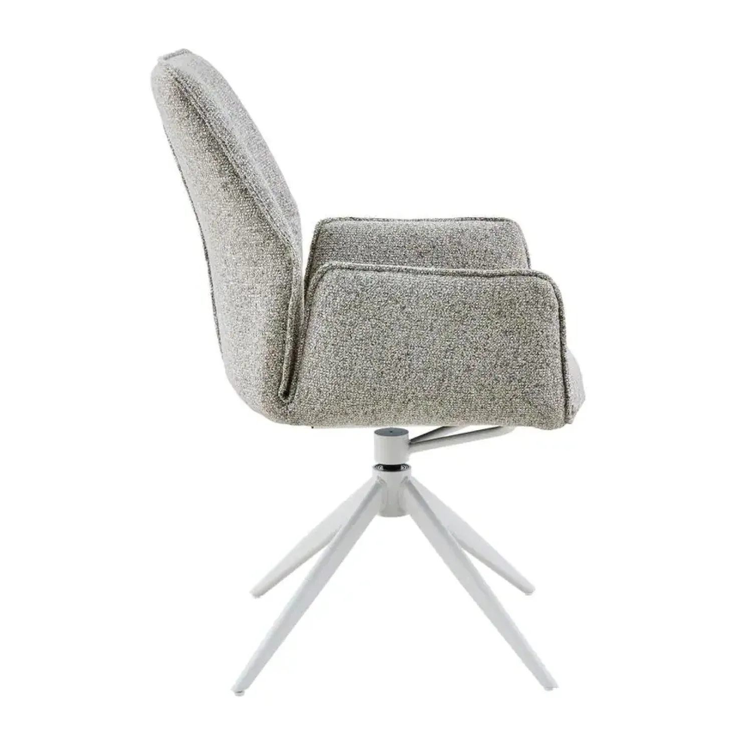 Rico Eetkamerstoel Beige met armleuning