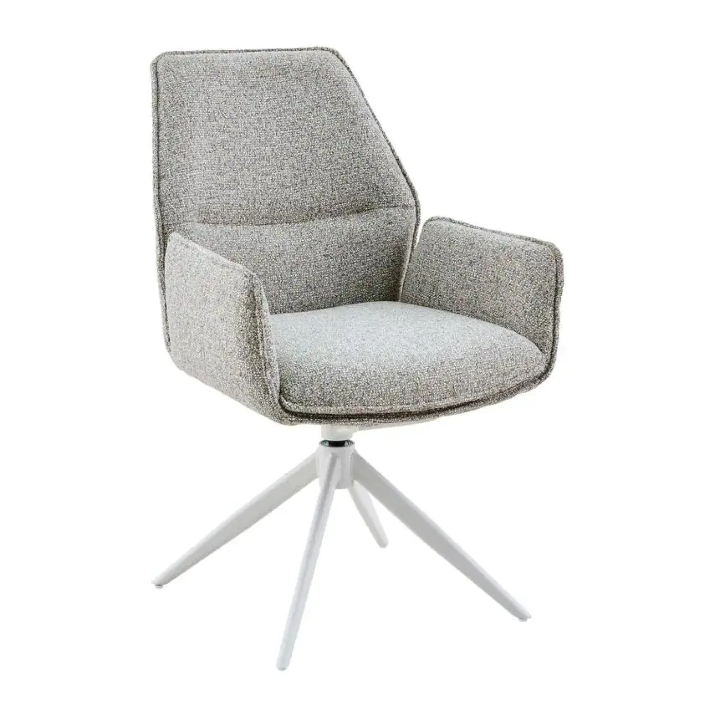 Rico Eetkamerstoel Beige met armleuning
