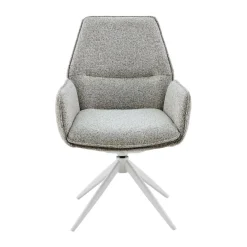 Rico Eetkamerstoel Beige met armleuning