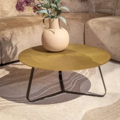 Riley salontafel aluminium ijzer 80cm (retourdeal)