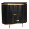 Rivello Ladekast 3 lades zwart 90cm