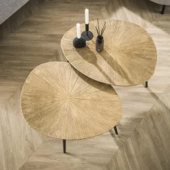 Rivo Salontafel set van 2 Organisch Brons