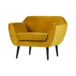 Rocco Fauteuil Velvet Oker 92cm