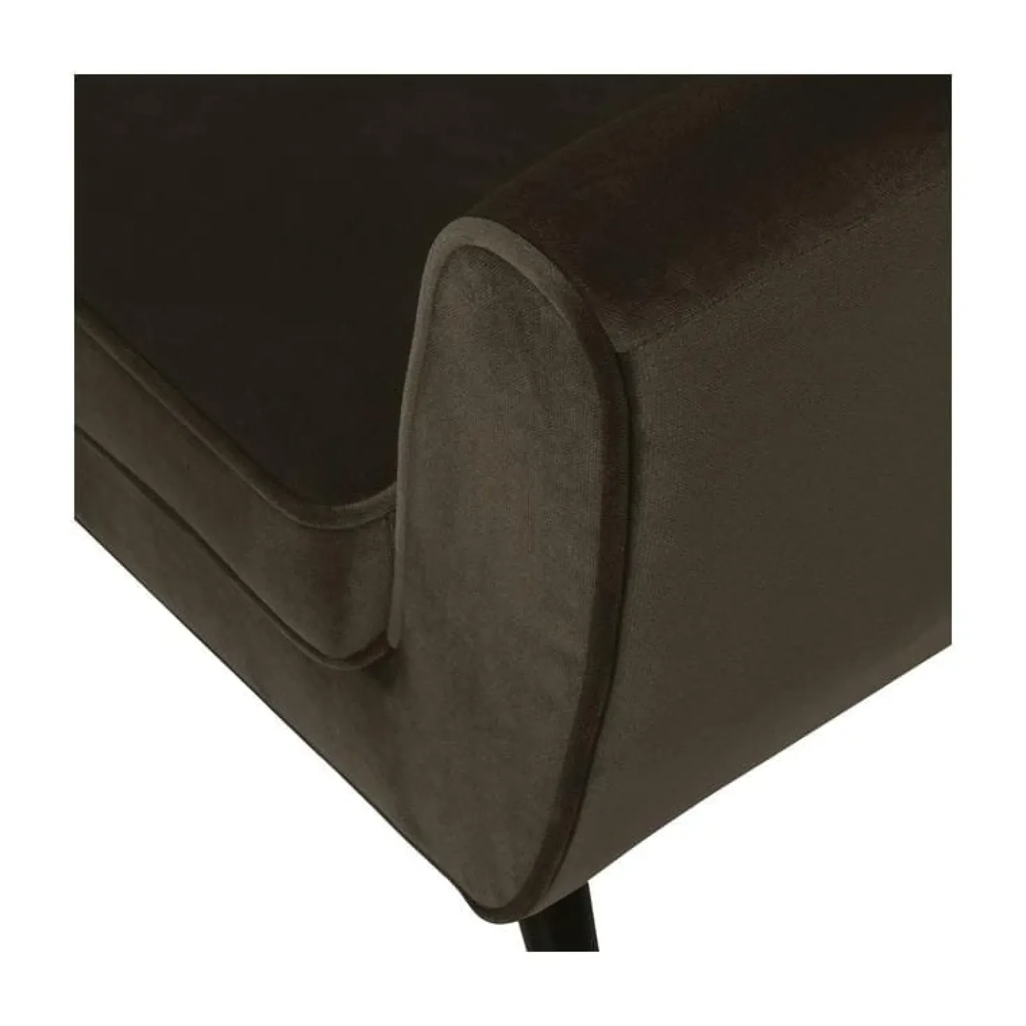 Rocco Fauteuil Velvet Warmgroen 92cm