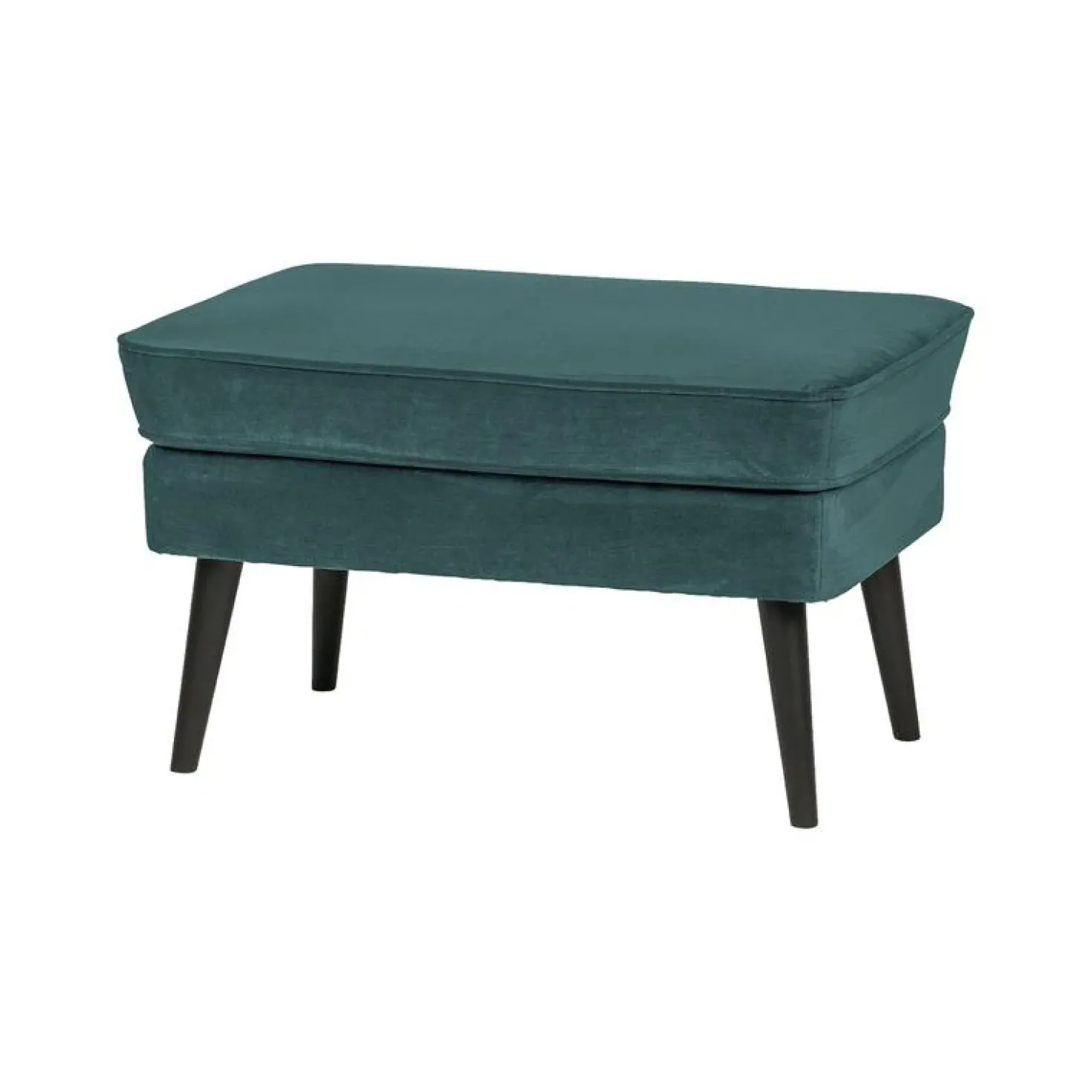 Rocco Hocker Velvet Groenblauw 77cm