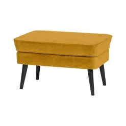 Rocco Hocker Velvet Oker 77cm