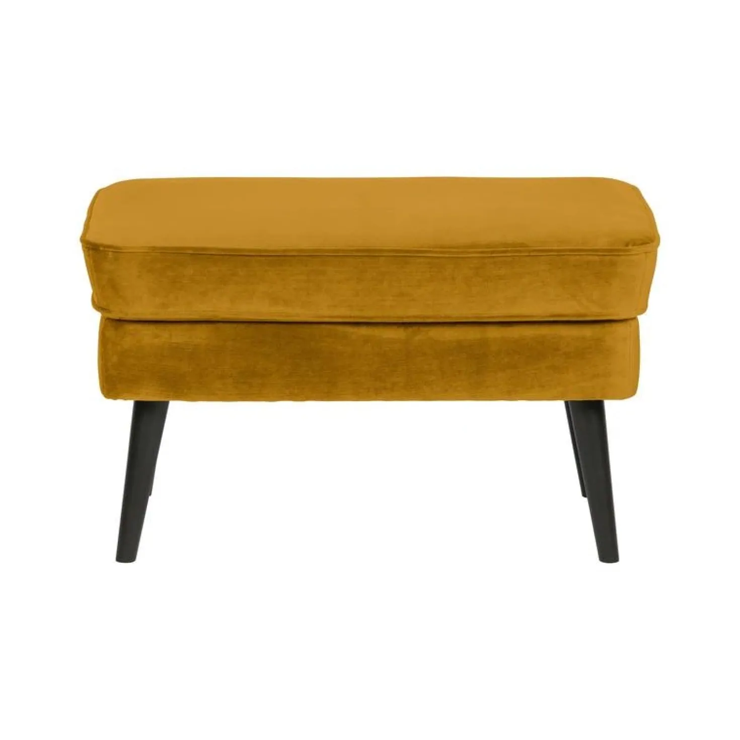 Rocco Hocker Velvet Oker 77cm