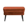 Rocco Hocker Velvet Roest 77cm