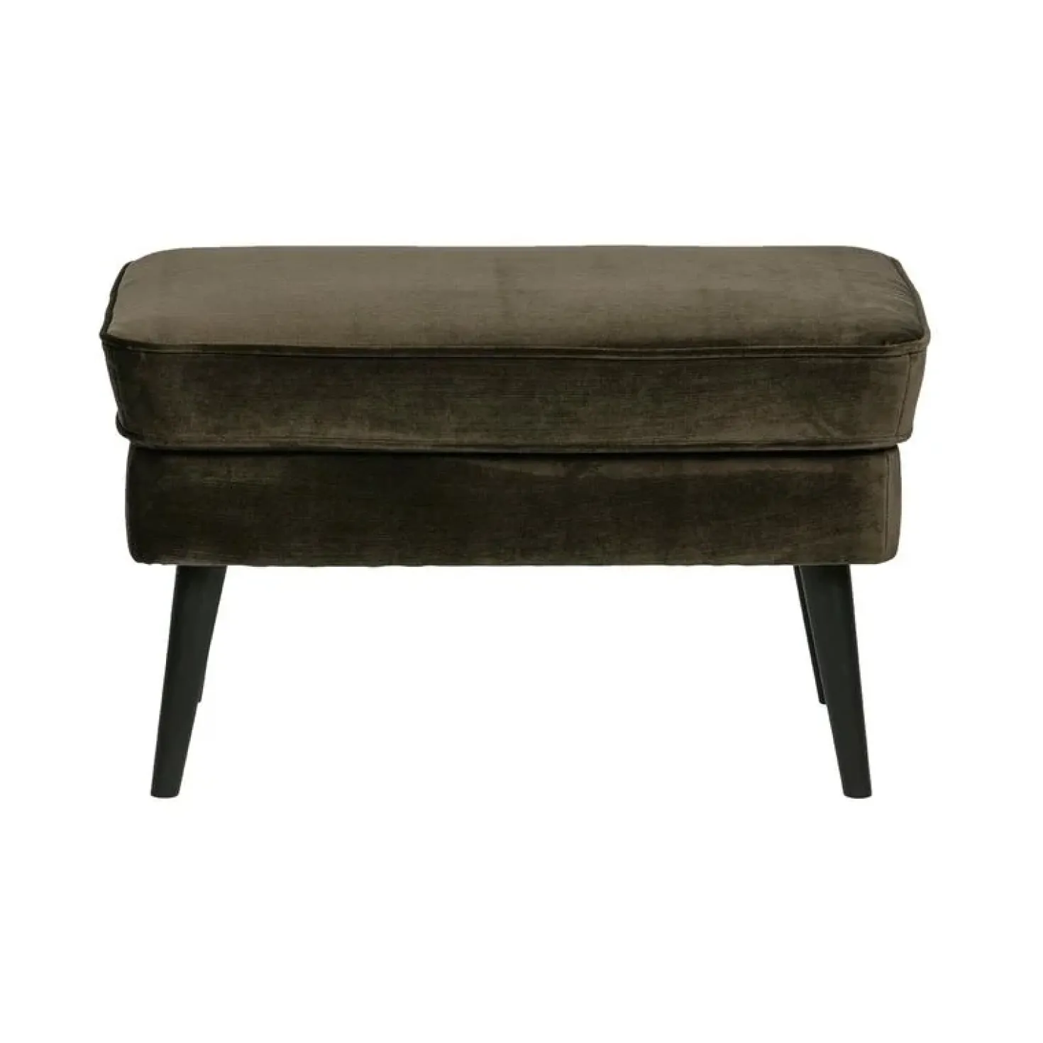 Rocco Hocker Velvet Warmgroen 77cm