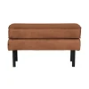 Rodeo Hocker Ecoleer Cognac 84cm