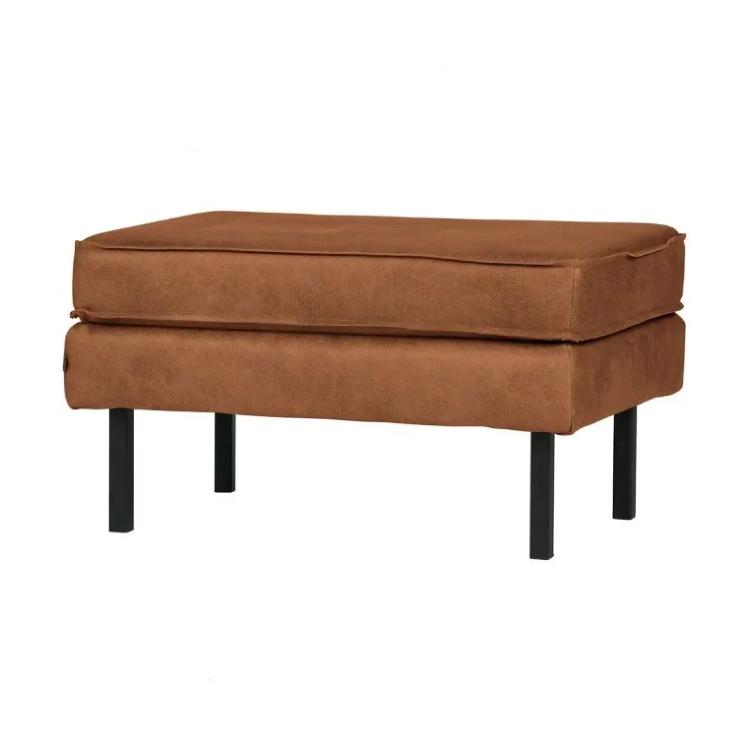 Rodeo Hocker Ecoleer Cognac 84cm