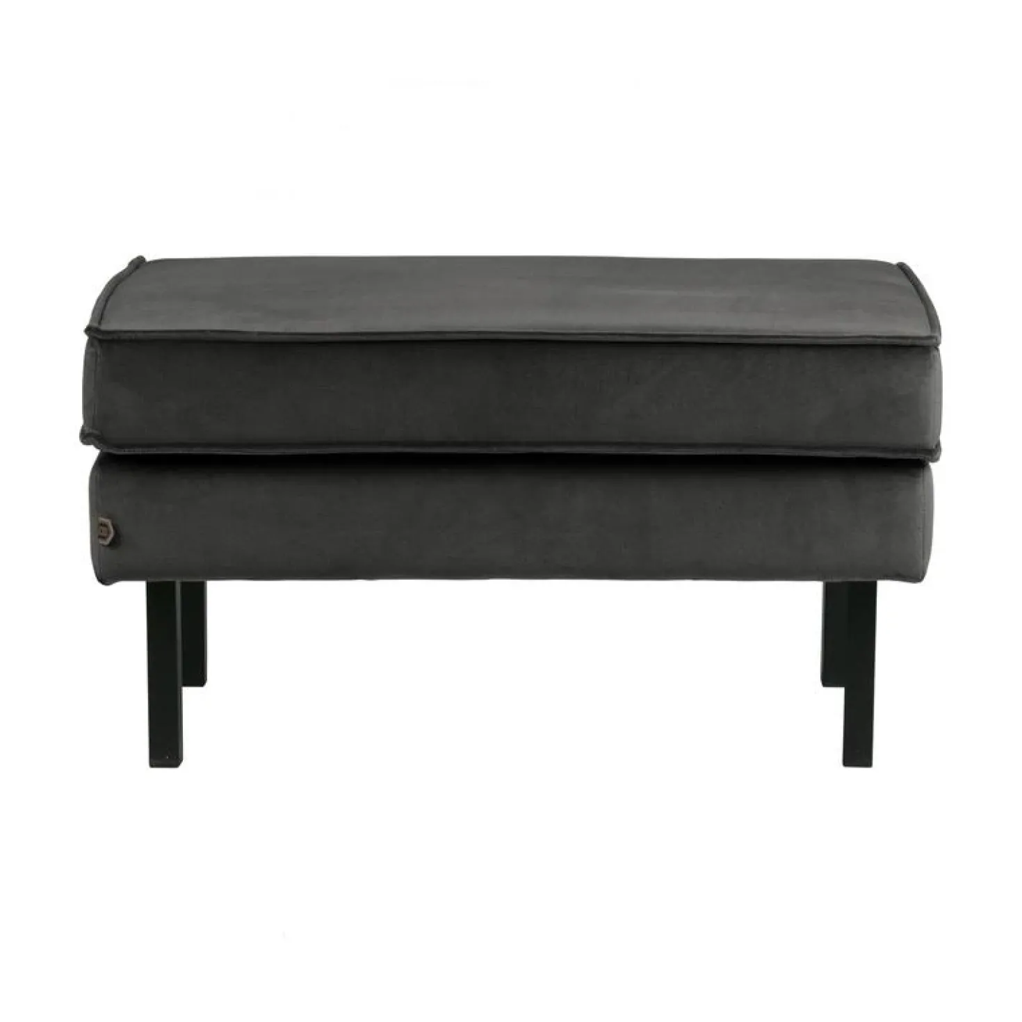 Rodeo Hocker Velvet Antraciet 84cm