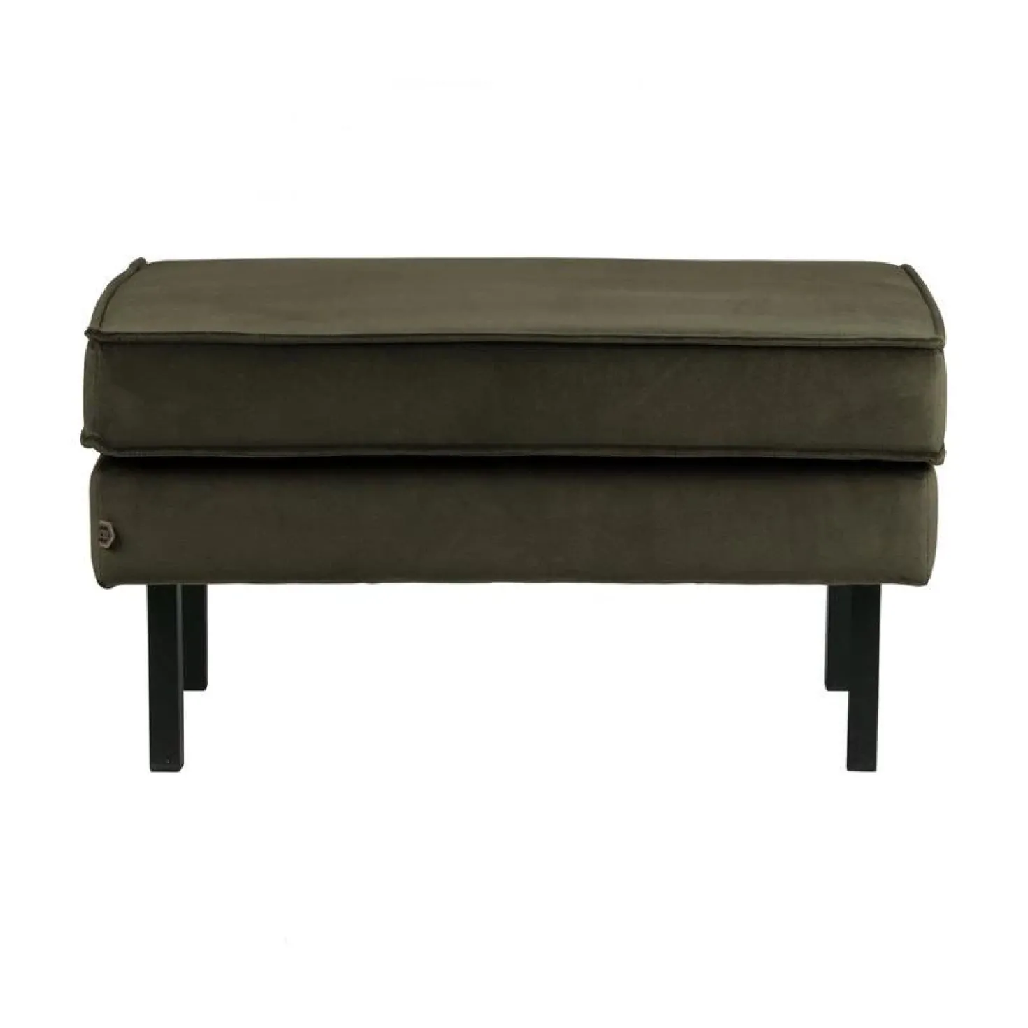 Rodeo Hocker Velvet Donkergroen 84cm