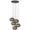 Roman Light 5-lichts Hanglamp Bamboe