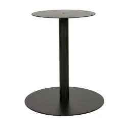 Ronde Tafelpoot Metaal Zwart 64cm