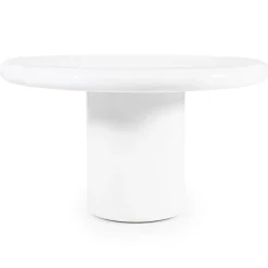 Rorik Eetkamertafel rond wit 130cm