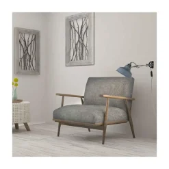 Ross 1-lichts Wandlamp Grijs