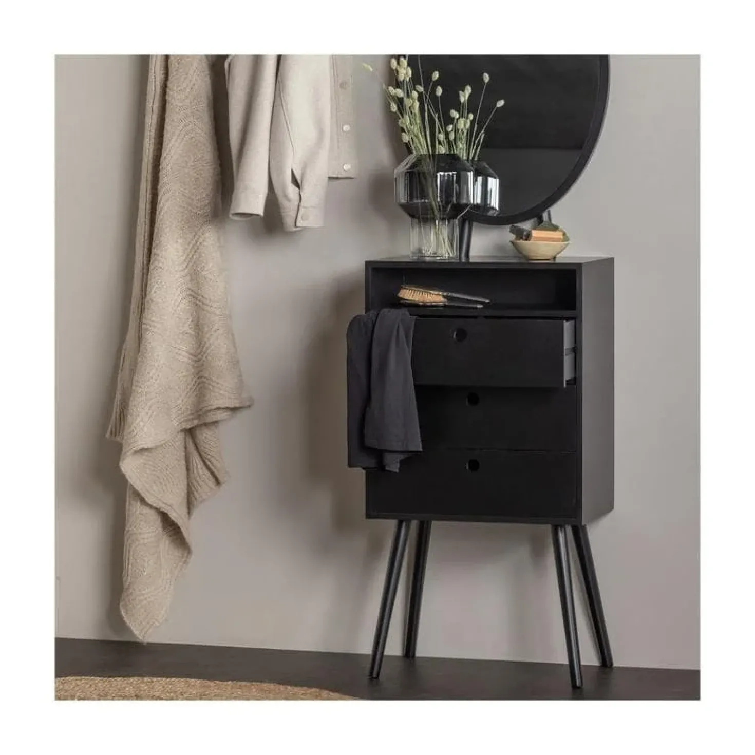 Ross Vloerkleed Naturel Rond 150 cm