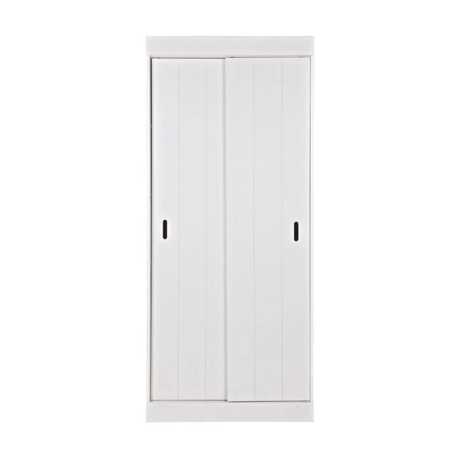 Row Kledingkast Wit Dennenhout 85cm