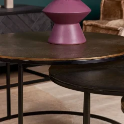 Roxa salontafel set van aluminium 2 kleuren
