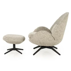 Ryan Fauteuil Taupe stof