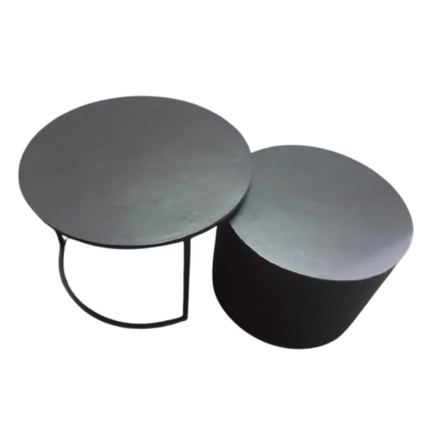 Salontafel Clara Zwart Set van 2