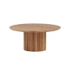 Salontafel conrad acaciahout naturel ø90