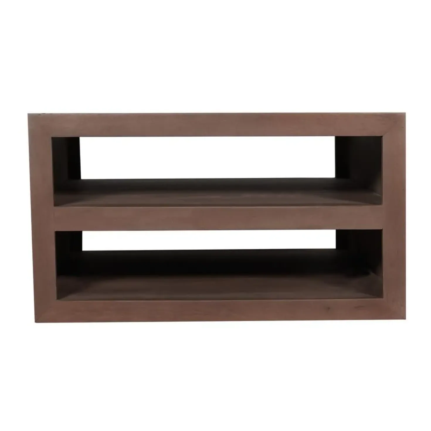 Salontafel Dortmund mangohout bruin 80cm.