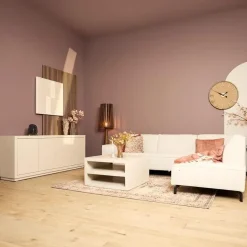 Salontafel Dortmund mangohout zand 80cm