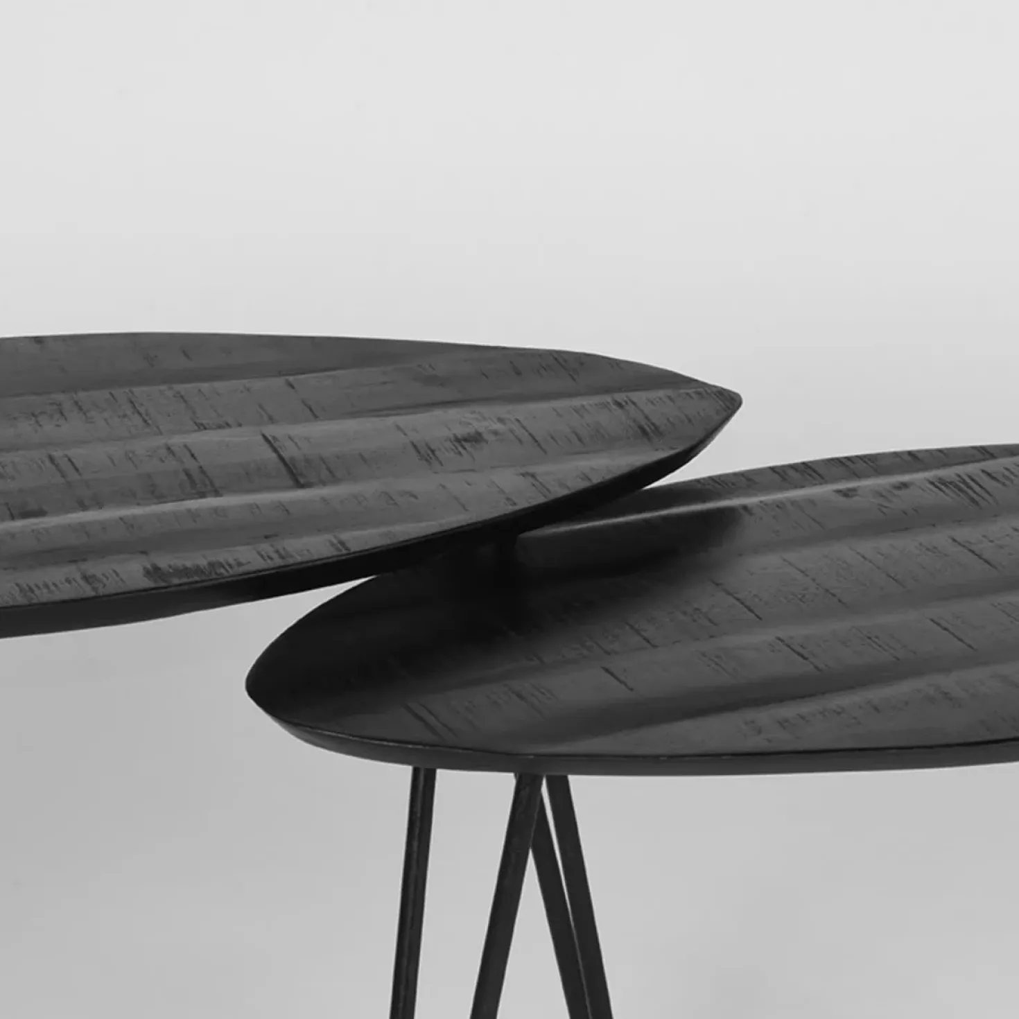 Salontafel Frisk Zwart Mangohout 68cm