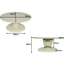 Salontafel Liva 90 cm