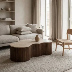 Salontafel Mari bruin 129cm