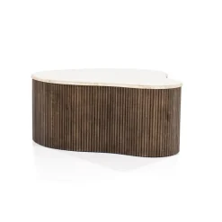 Salontafel Mari 83x72x34 bruin