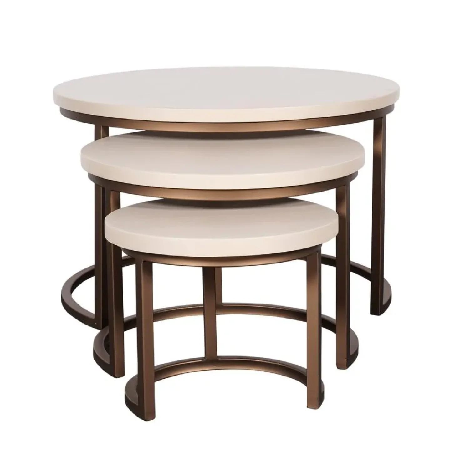 Salontafel Martin set van 3 Zand