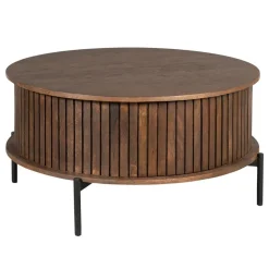 Salontafel Martin Walnoot Rond 80cm