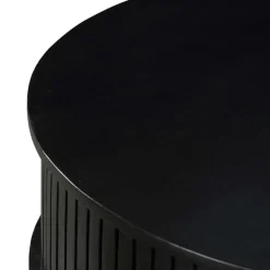 Salontafel Martin Zwart Rond 80cm