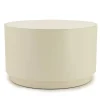 Salontafel Mesita rond Beige 60cm