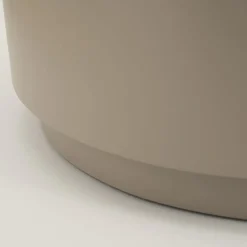 Salontafel Mesita rond Taupe 60cm