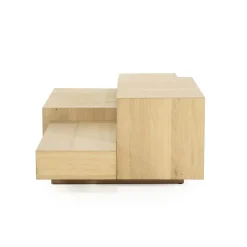 Salontafel Quinten rechthoekig naturel 140cm