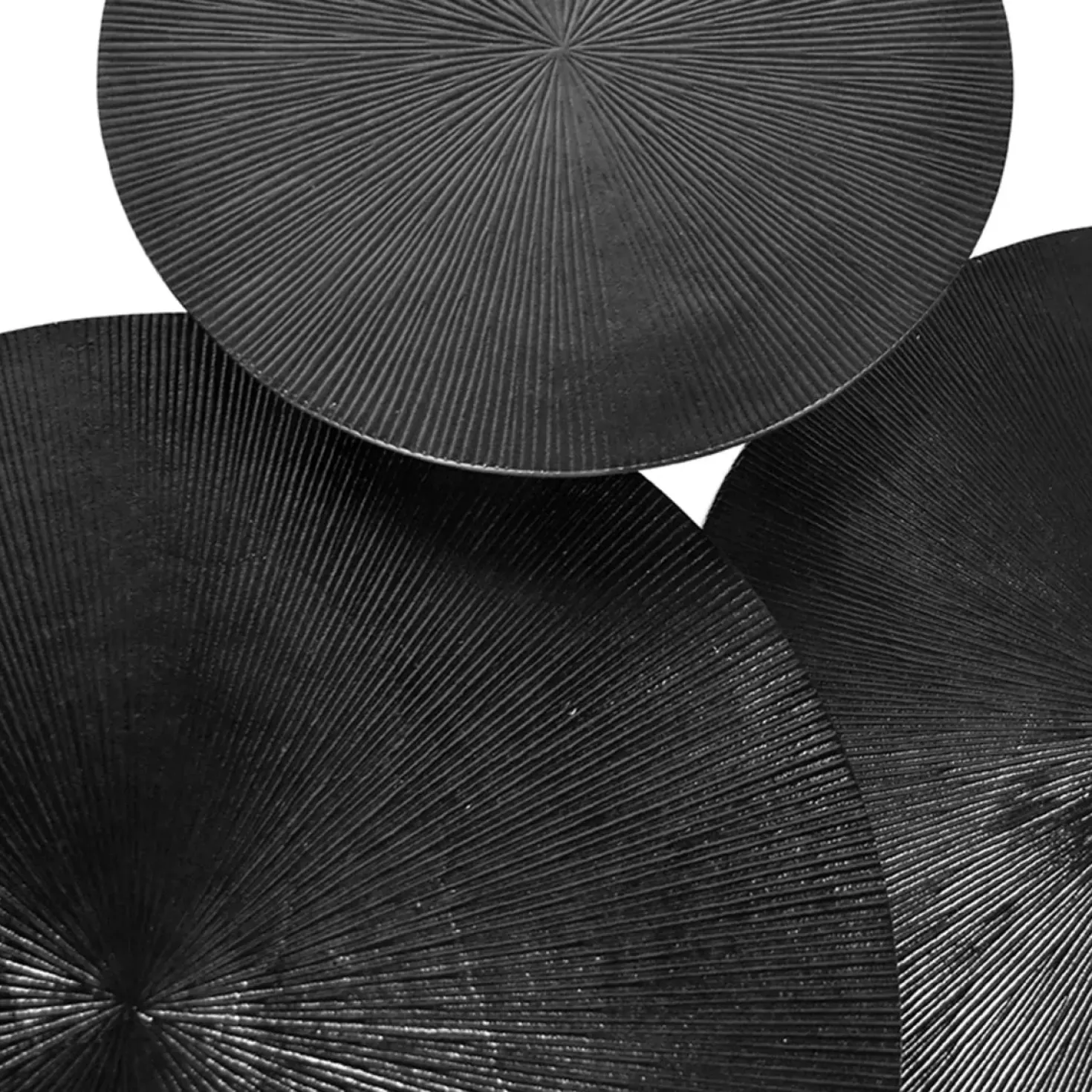 Salontafel Set Nobby Zwart Metaal 60cm