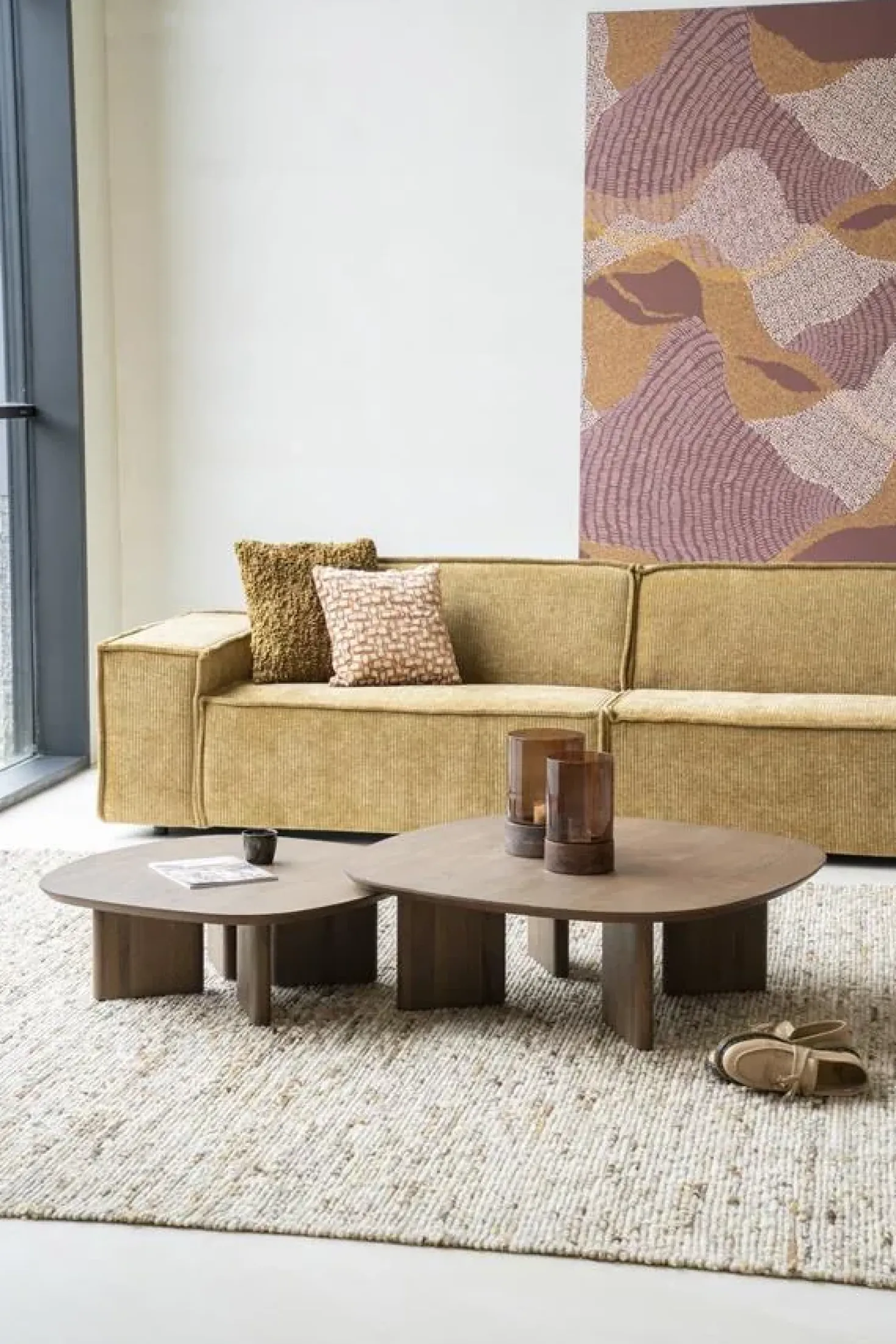 Salontafel Stef medium Bruin 100cm