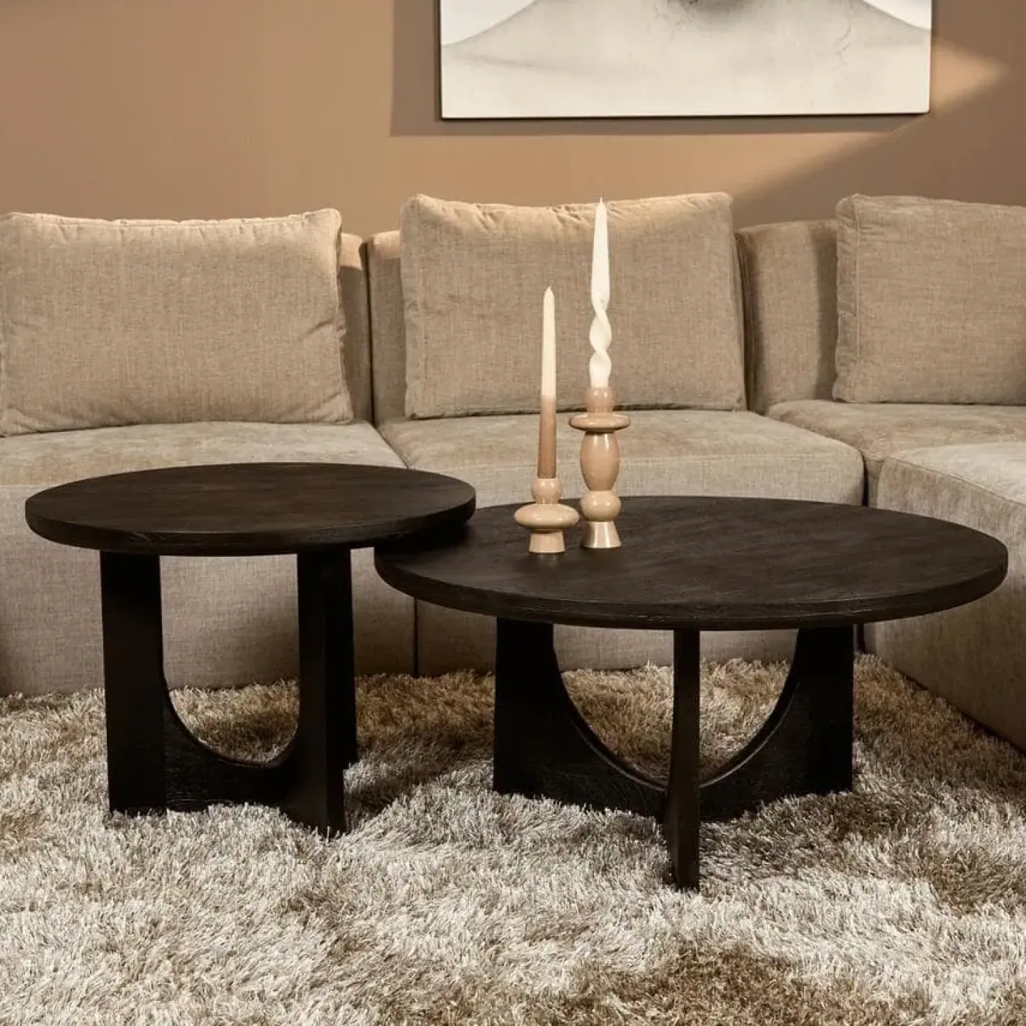 Salontafel Suus Zwart 60 cm