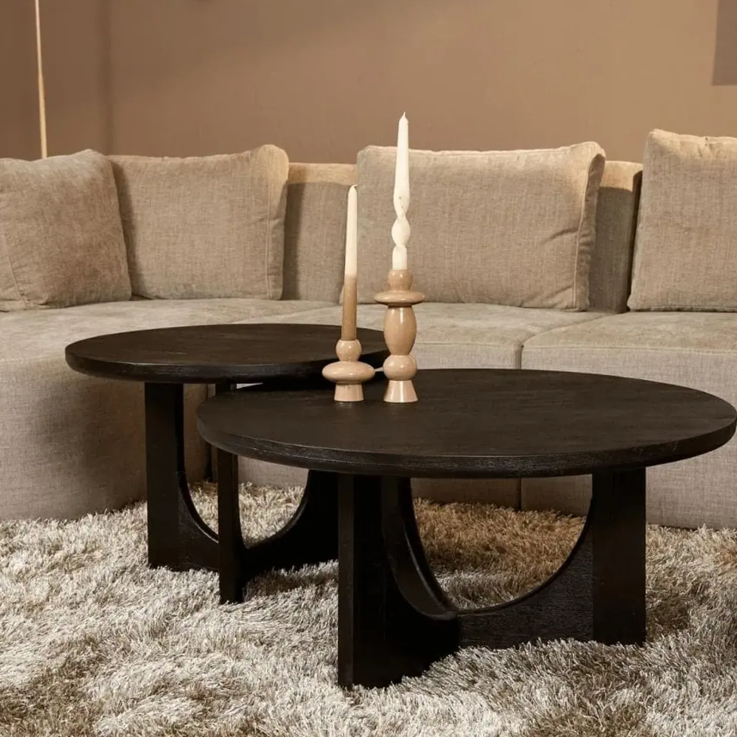 Salontafel Suus Zwart 60 cm