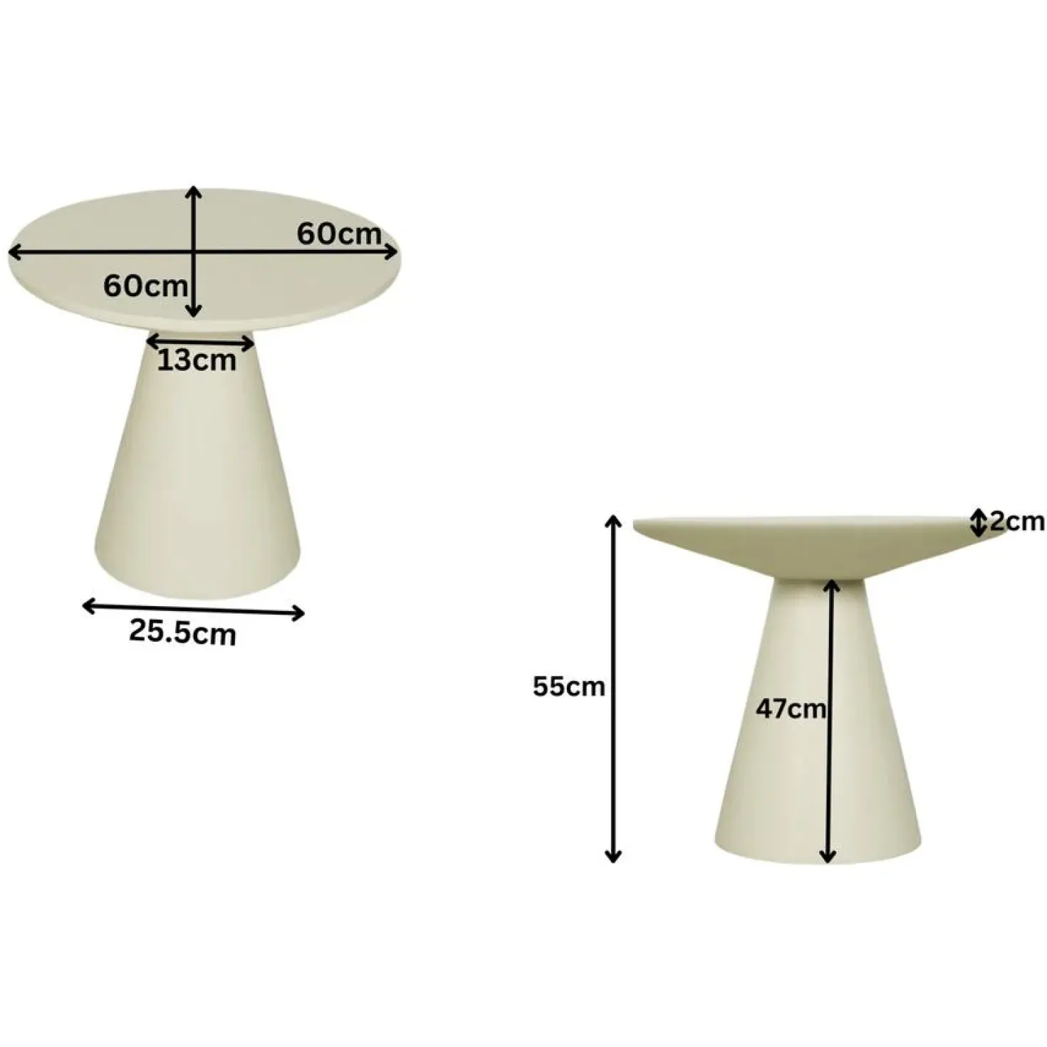 Salontafel Tilo 60 cm
