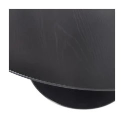 Sammy Eettafel Rond MDF Zwart 120cm