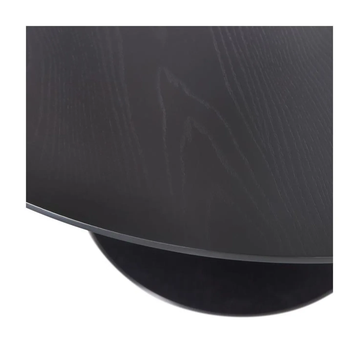 Sammy Eettafel Rond MDF Zwart 120cm